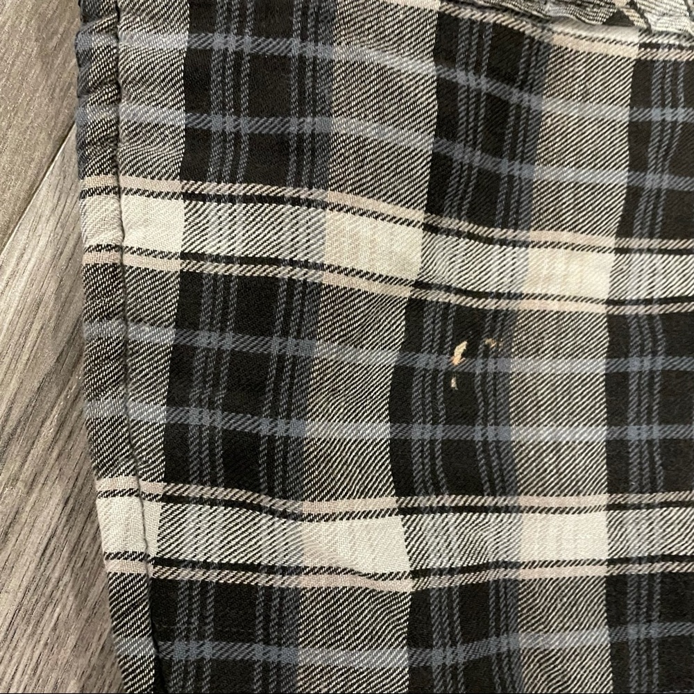 Quilted Work Centre Plaid Shacket Oversize Size XL Men or XXL Women Warm Jacket - Picture 12 of 15